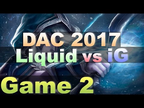 Miracle Drow Ranger vs Spectre | Liquid vs iG Game 2 | DAC 2017 Highlights 7.04 — Dota 2