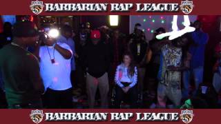 Marvolus vs Lyrical Hulk Barbarian Rap League Rap Battle