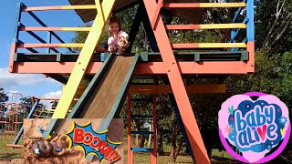 Baby alive no parquinho com biafankids - Baby Alive Brincando no Parquinho com biafankids