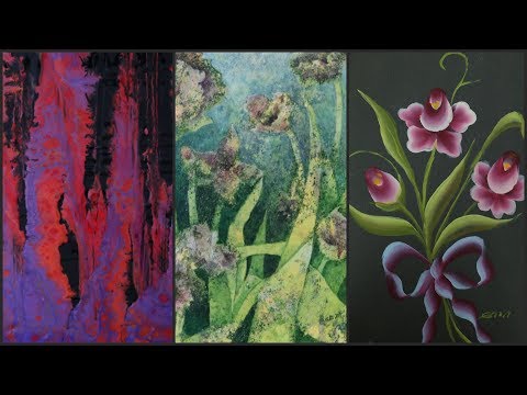 Manos a la Obra TV 2019 Program 35 Pouring - Mixed Media - Brushstrokes