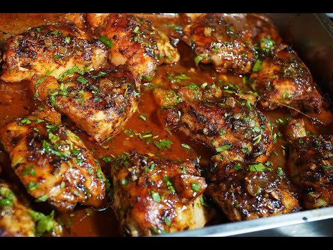 Easiest Jerk Chicken (thighs) | CaribbeanPot.com