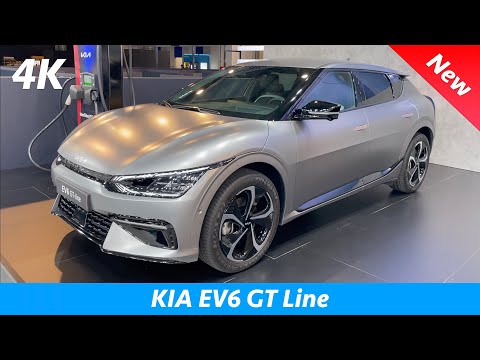 KIA EV6 2022 (GT-Line) - FIRST full review in 4K | Exterior - Interior (Long Range 2WD)