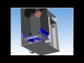 Самодельный пиролизный котел теплогенератор 3D модель 