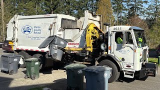 Lemay Inc. Peterbilt 320 Wayne Curbtender ASL Garbage Truck