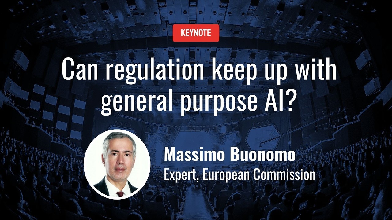 Webit 2026: Can regulation keep up with general purpose AI? - Massimo Buonomo