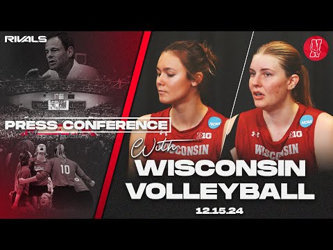 Wisconsin Volleyball after being swept by Nebraska in NCAA tournament | Press Conference