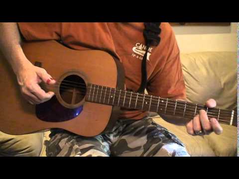 Guitar fingerpicking lesson on two strings