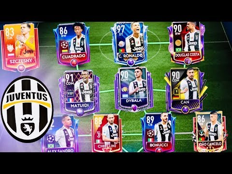 BEST JUVENTUS TEAM IN FIFA MOBILE 19 with 100 OVR Masters,Toty Ronaldo,Dybala,Gameplay and packs Video