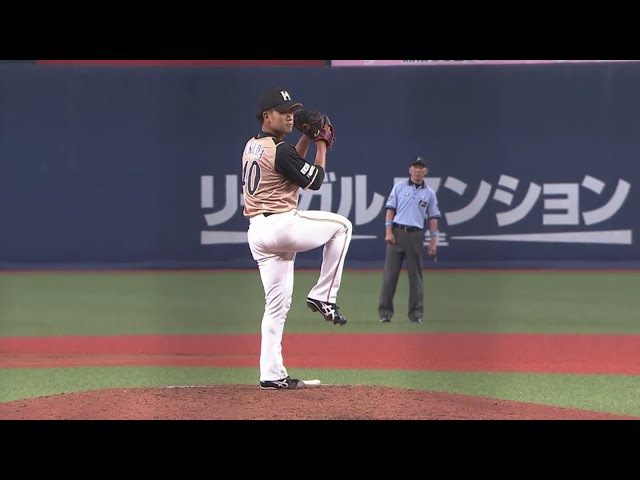 【8回裏】ファイターズ・福田がプロ初登板で空振り三振を奪う!! 2020/7/7 B-F