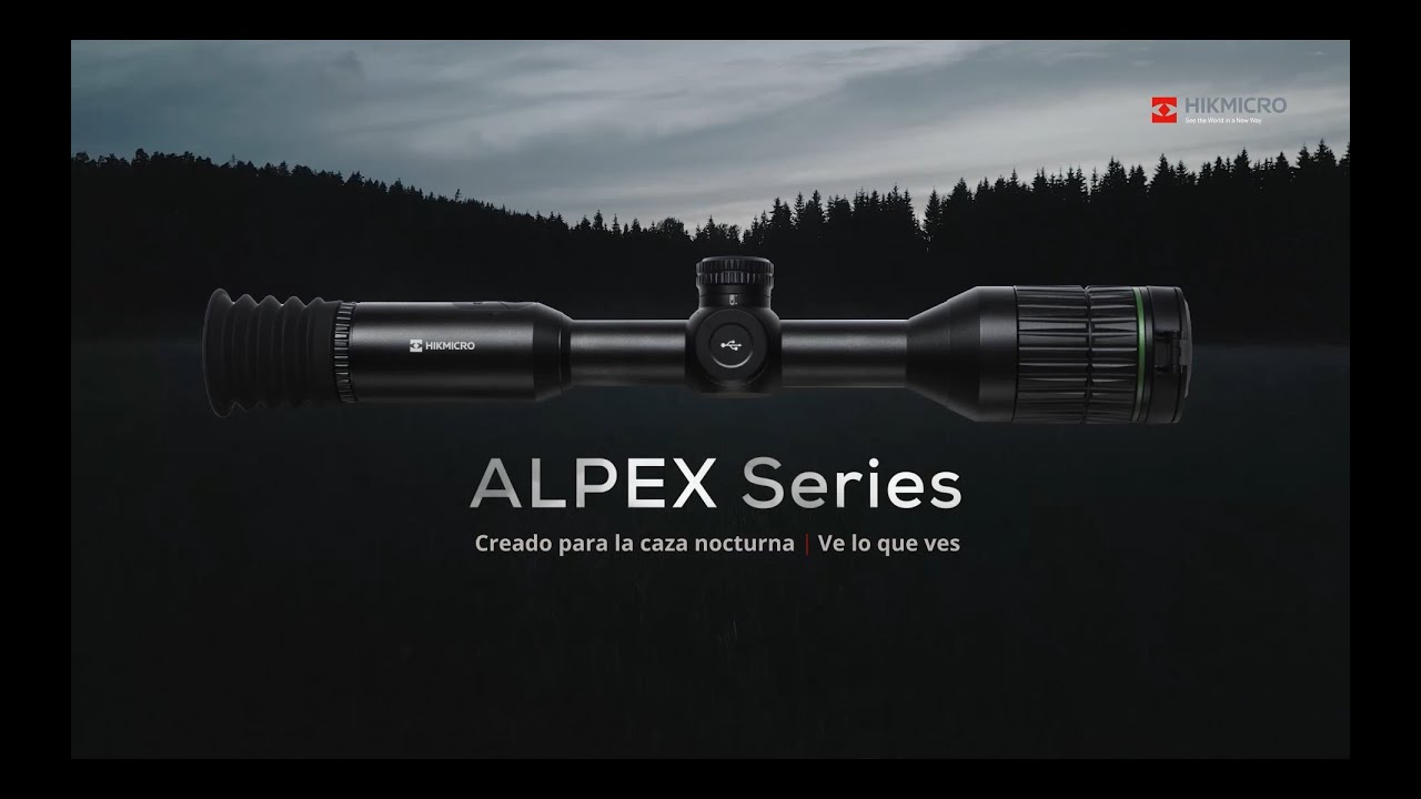 Watch Visor nocturno digital HIKMICRO Alpex A50TN | Imagen a color en modo día / Blanco y negro modo noche Now Visor nocturno digital HIKMICRO Alpex A50TN | Imagen a color en modo día / Blanco y negro modo noche