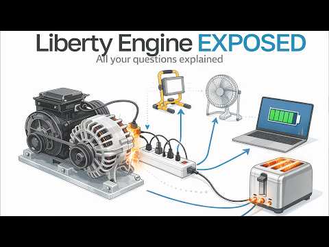 100% REAL - LIBERTY ENGINE INFINITE ENERGY GENERATOR TESTS