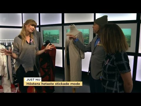 Höstens stickade mode - Nyhetsmorgon (TV4)