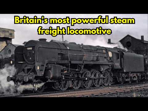 Britain's most powerful steam freight locomotive—the mighty BR Standard Class 9F #locomotive #fyp