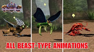 Yu-Gi-Oh! The Falsebound Kingdom - All 28 Beast-Type Attack Animations [4K]