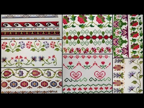100 Cross Stitch Idea For Ason Design | ason Design | Hand Embroidery Design | Satin Stitch Video