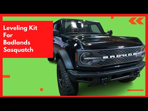 2021 Ford Bronco Badlands Sasquatch Leveling Kit
