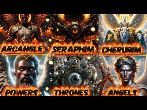 The 9 rank of angels :  Angelic Hierarchy A Guide to the 9 Choirs of Angels #biblestories #angles 