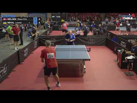 NIELSEN Steen Erik vs SEHAL Leonid - Championnats d'Europe Vétérans 2022 Rimini