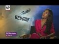 Saldana Pays Tribute To Flower Yelchin