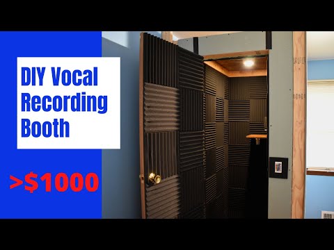 DIY Home Recording Booth *BEST 2023* // Step by Step