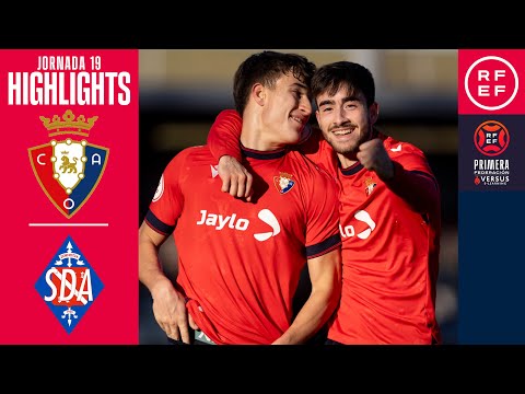 Resumen #PrimeraFederación | CA Osasuna "B" 3-0 SD Amorebieta | Jornada 19 | Temporada 2024/25