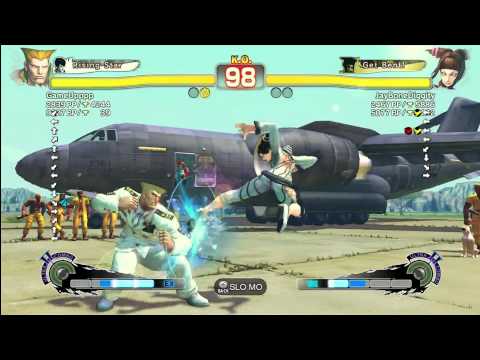 GameUpppp (Guile) vs JayBoneDiggity (Juri)