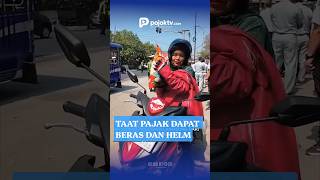 TAAT PAJAK DAPAT BERAS DAN HELM! BPPD SIDOARJO GELAR OPERASI EDUKATIF GABUNGAN