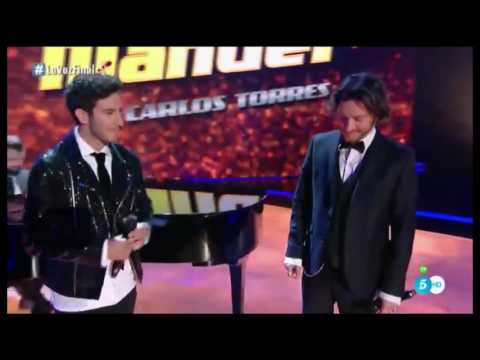Manuel Carrasco & Carlos Torres  (Yo te vi pasar) La Voz