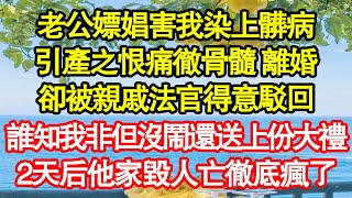 老公嫖娼害我染上髒病，引產之恨痛徹骨髓 離婚，卻被親戚法官得意駁回，誰知我非但沒鬧還送上份大禮，2天后他家毀人亡徹底瘋了 真情故事會|老年故事|情感需求|養老|家庭