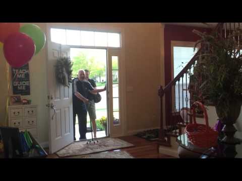 Grandpa's 90th Birthday Party - Surprise Reaction!