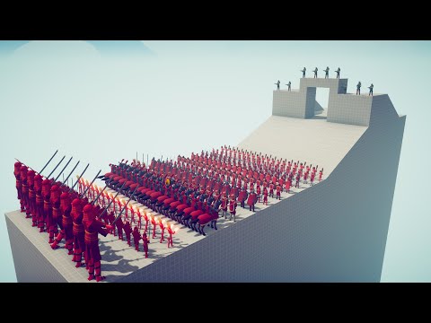 ALL MELEE UNITS vs MODERN SOLDIERS - Totally Accurate Battle Simulator TABS