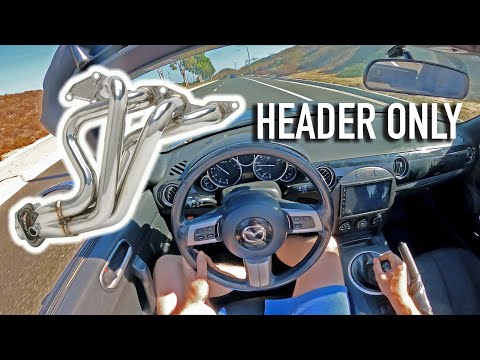 NC Miata | Racing Beat Header Only Test Drive