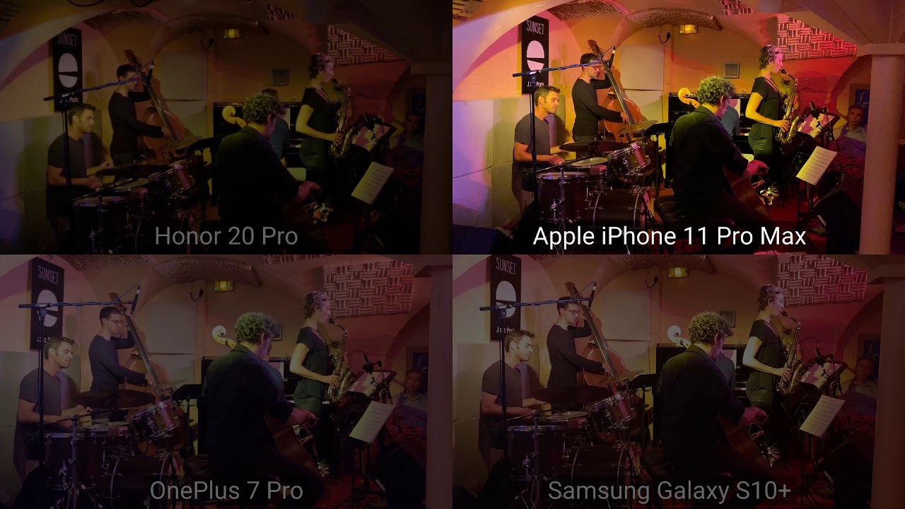 Recording a Jazz concert with four different smartphones - YouTube