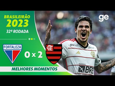 Gols e lances de Fortaleza x Flamengo