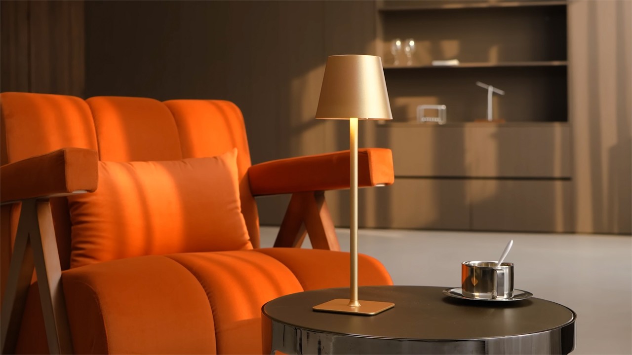 Cordless Rechargeable LED Table Lamp product video