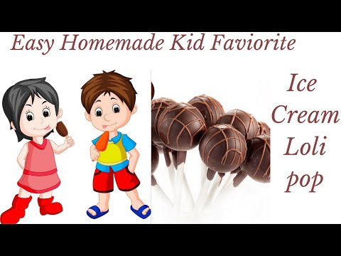 ICE CREAM LOLI POP! WITH 2 INGREDIENTS  #HAMEEDAKAKITCHEN