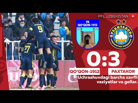 O'zbekiston 🏆 Coca Cola kubogi. Yarim final QO'QON-1912 — PAXTAKOR 0:3