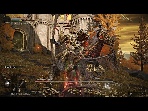 Elden Ring - Destroying Draconic Tree Sentinel [RL1, Solo, No Damage]