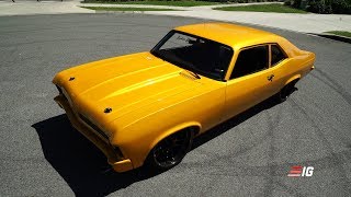INSIDE GARAGE: 19 year old Cooper&#39;s 1970 Chevy Nova