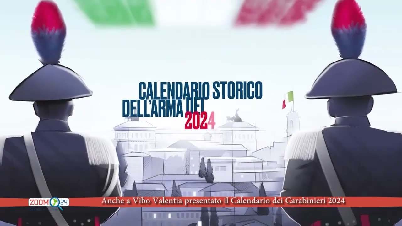 Anche a Vibo Valentia presentato il Calendario dei Carabinieri 2024 (VIDEO)
