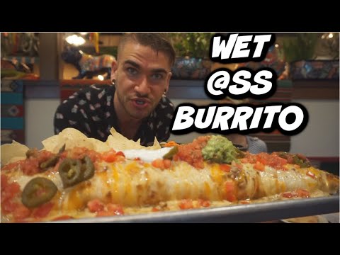 GIANT MEXICAN BURRITO CHALLENGE In Oklahoma City | Mexican Food | Man Vs Food