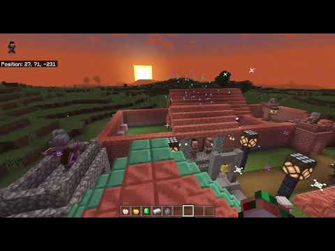 Minecraft BE addon: Raid hard update with villager guard