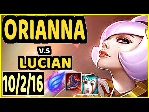 MAPLE (ORIANNA) vs LUCIAN - 10/2/16 KDA MID CHALLENGER GAMEPLAY - KR