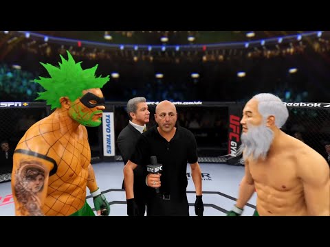 Pineapple Man vs. Old Bruce Lee - EA sports UFC 4