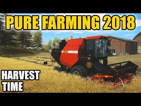 PURE FARMING 2018 | GETTING OUT THE COMBINE FOR WHEAT HARVEST & FIRST THOUGHTS!