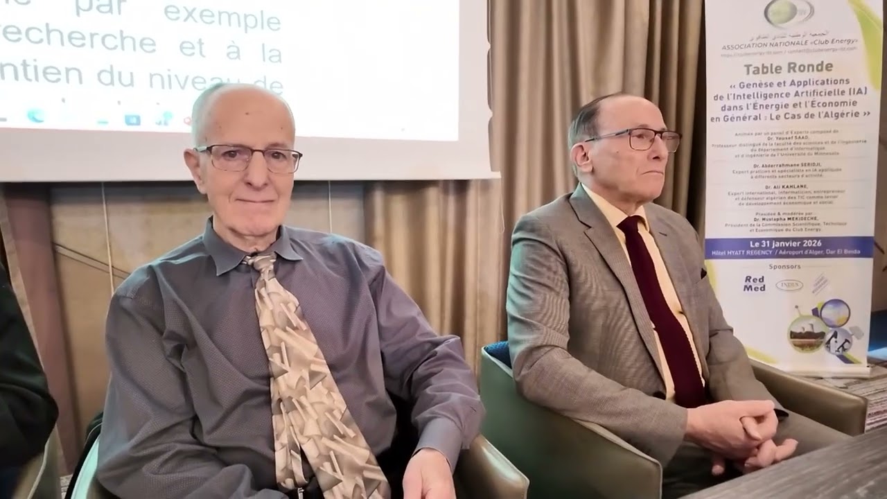 Introduction à la Table Ronde : « Genèse et applications de l’Intelligence Artificielle dans l’énergie et l’économie en général : le cas de l’Algérie »
