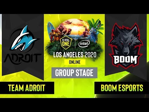 Dota2 - Team Adroit vs. BOOM Esports - Game 2 - Group Stage - SEA - ESL One Los Angeles