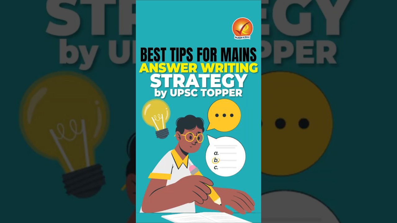Best Tips for Mains Answer Writing Strategy by UPSC Topper | Vajiram and Ravi