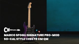 Charvel Marco Sfogli Signature Pro-Mod So-Cal Style 1 HSS FR CM QM Video