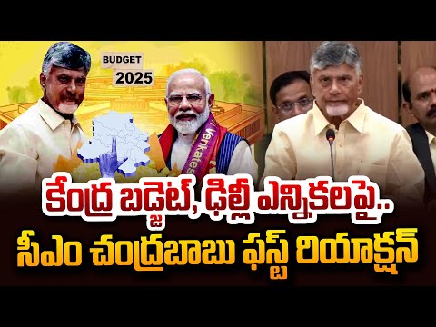 CM Chandrababu's First Reaction ON Union Budget, Delhi Elections | PM Modi | SumanTVDigitalNews